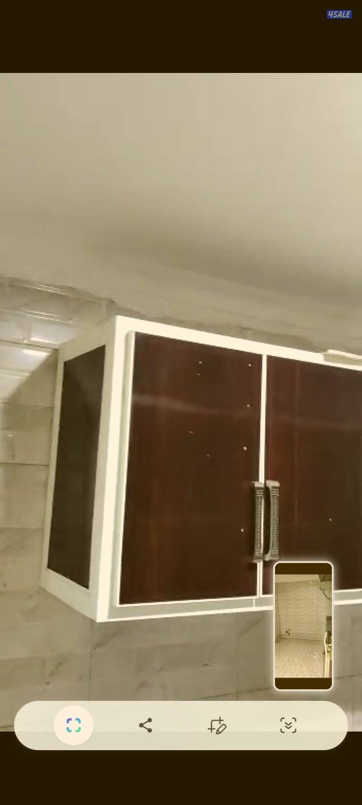 للايجار شقه ارضي  الواحه ق٤ مدخل خاص2