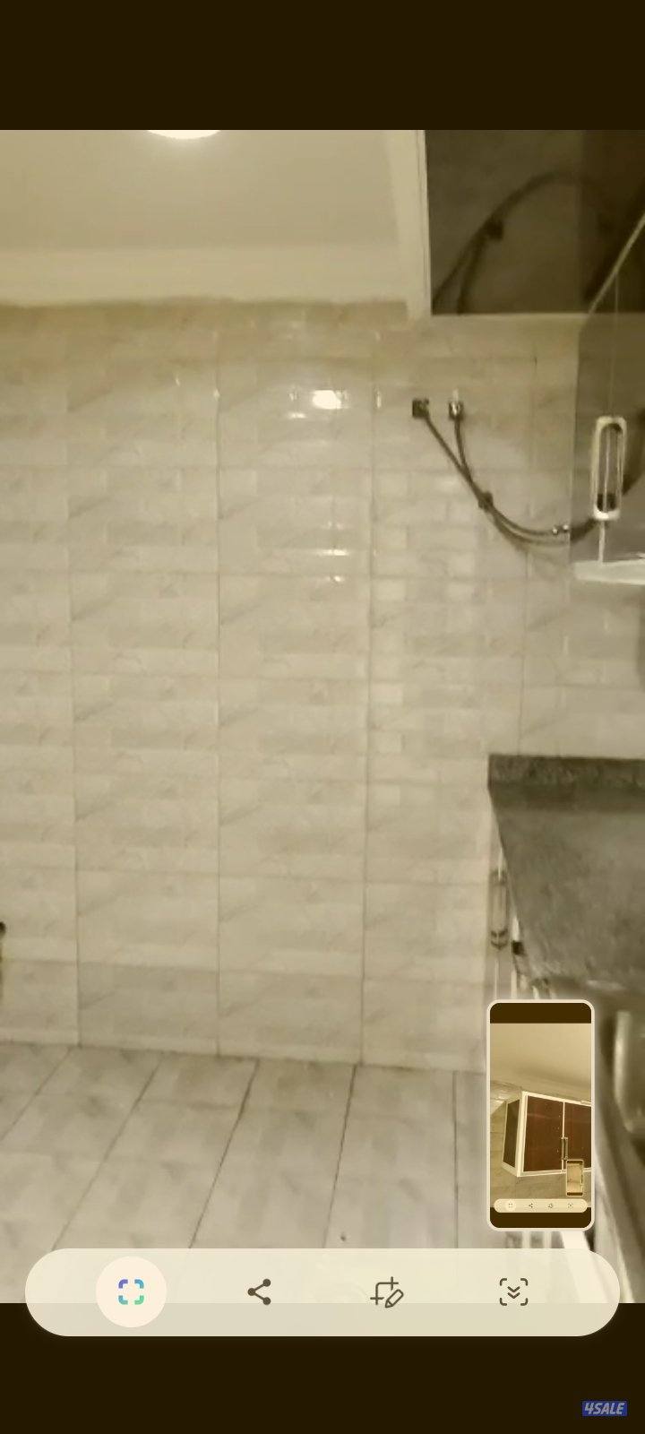 للايجار شقه ارضي  الواحه ق٤ مدخل خاص9