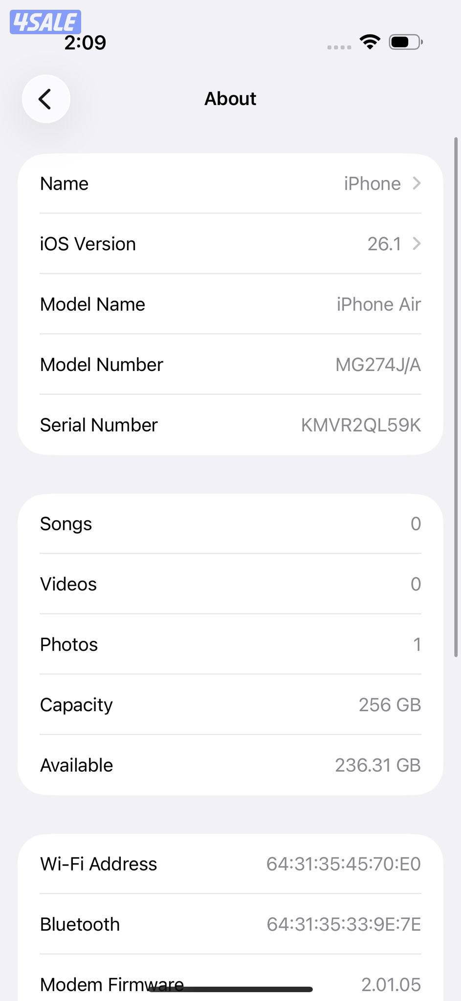 ايفون 17 اير – 256 جيجا – أسود  iPhone 17 Air 256GB Black12
