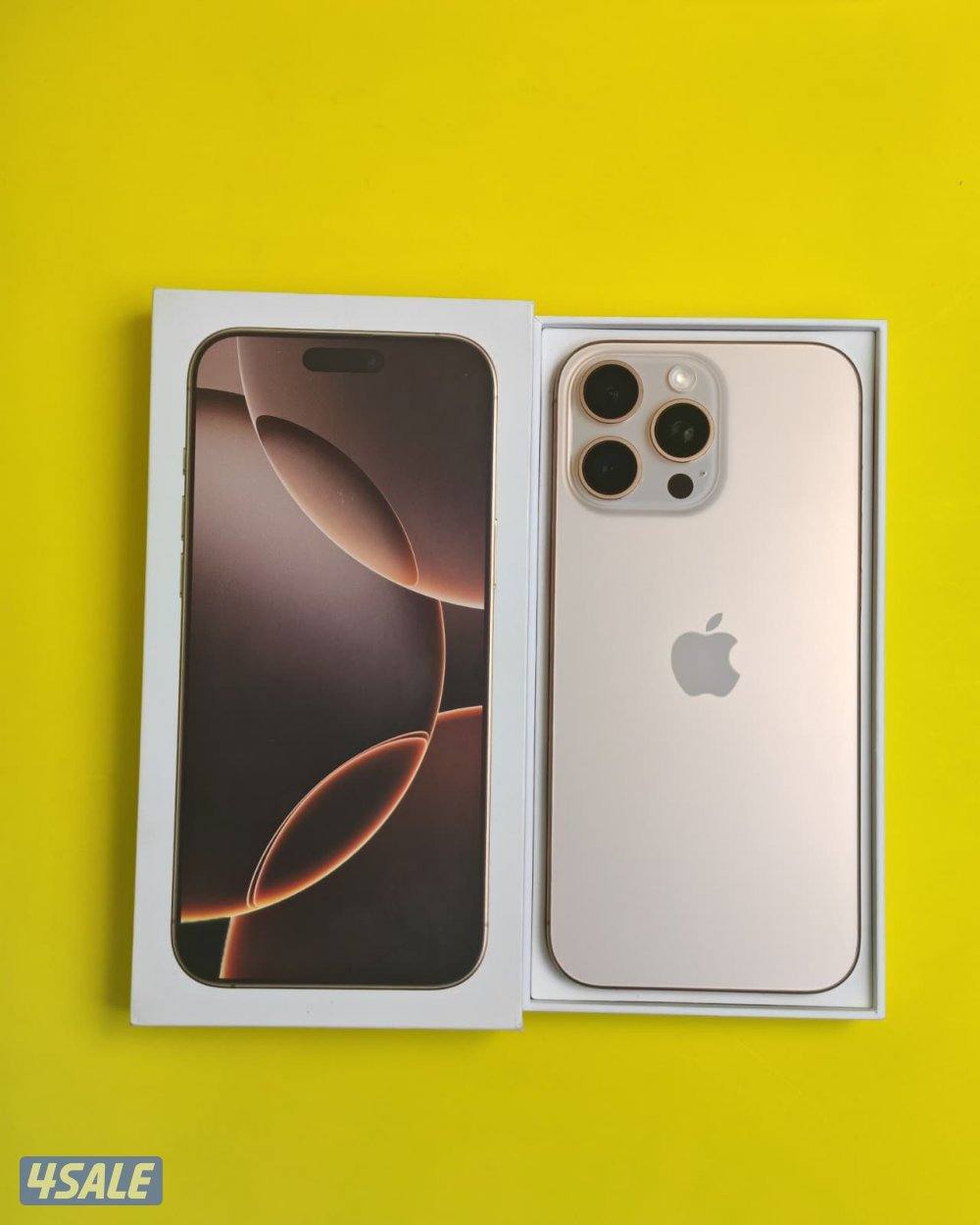 ايفون 16 برو ماكس – 256 جيجا –تيتانيوم صحراوي  iPhone 16 Pro Max 256GB0