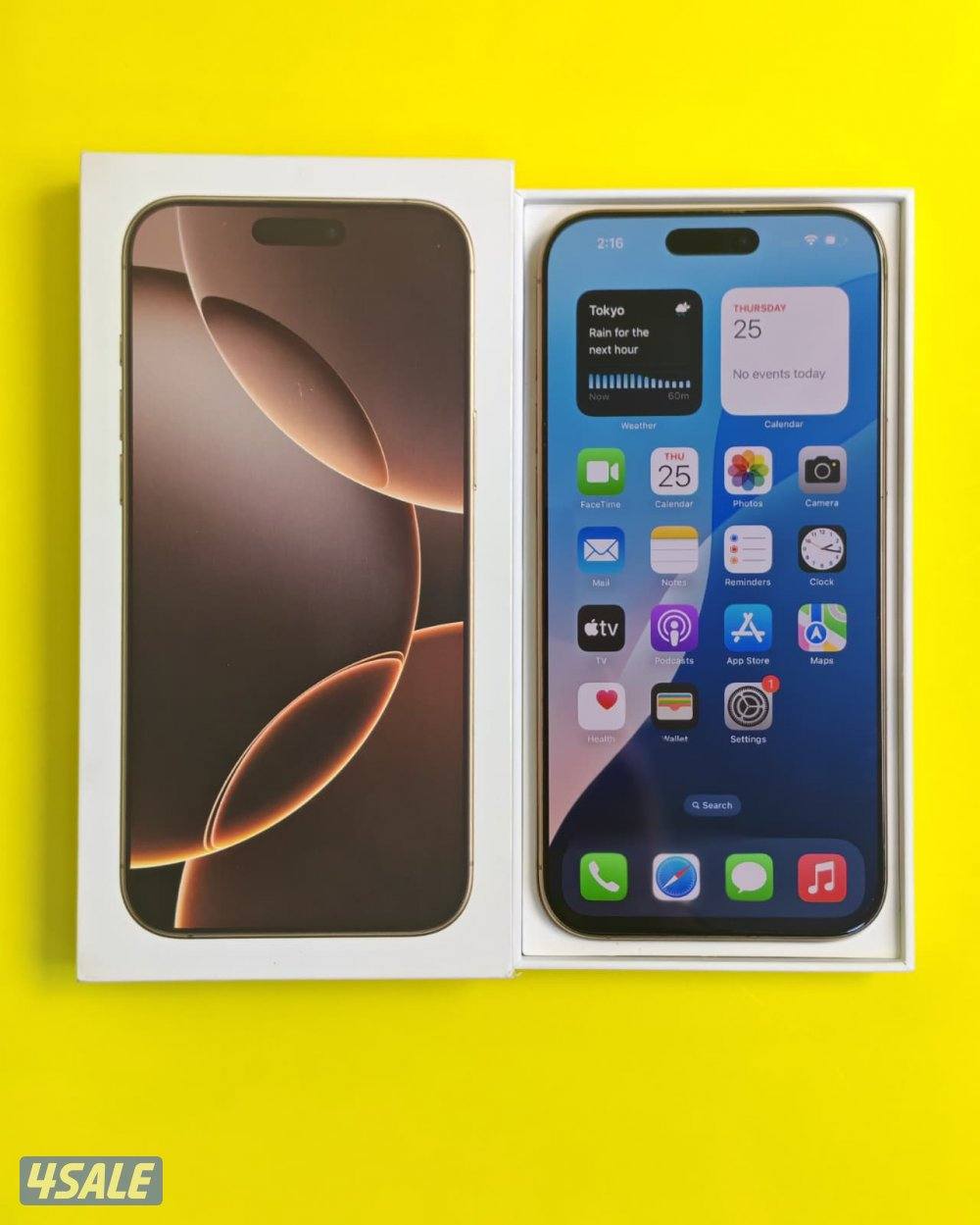ايفون 16 برو ماكس – 256 جيجا –تيتانيوم صحراوي  iPhone 16 Pro Max 256GB4