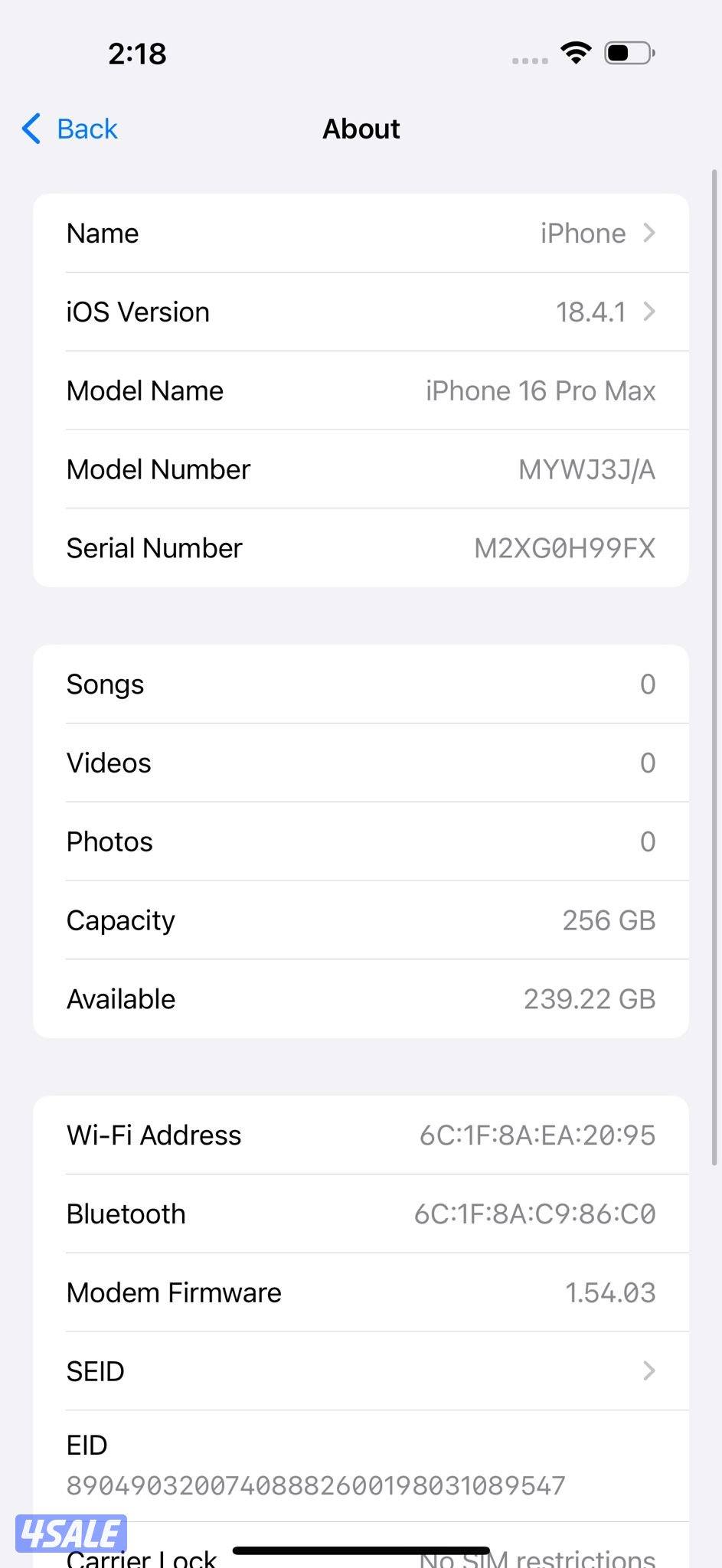 ايفون 16 برو ماكس – 256 جيجا –تيتانيوم صحراوي  iPhone 16 Pro Max 256GB9
