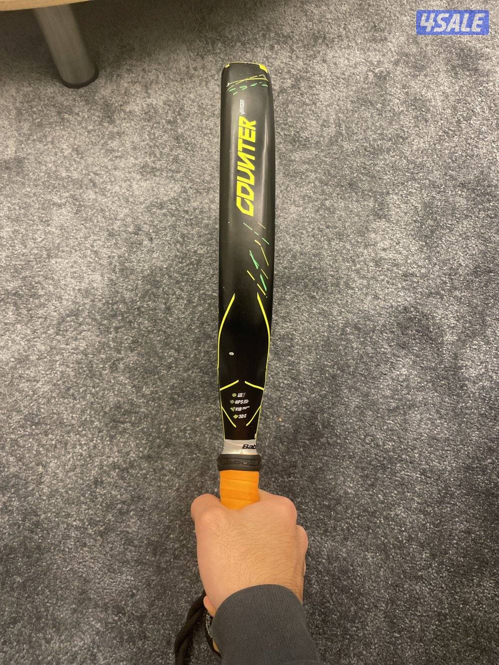 مضرب بادل بابولات مستعمل  babolat مع جنطة nox هدية3