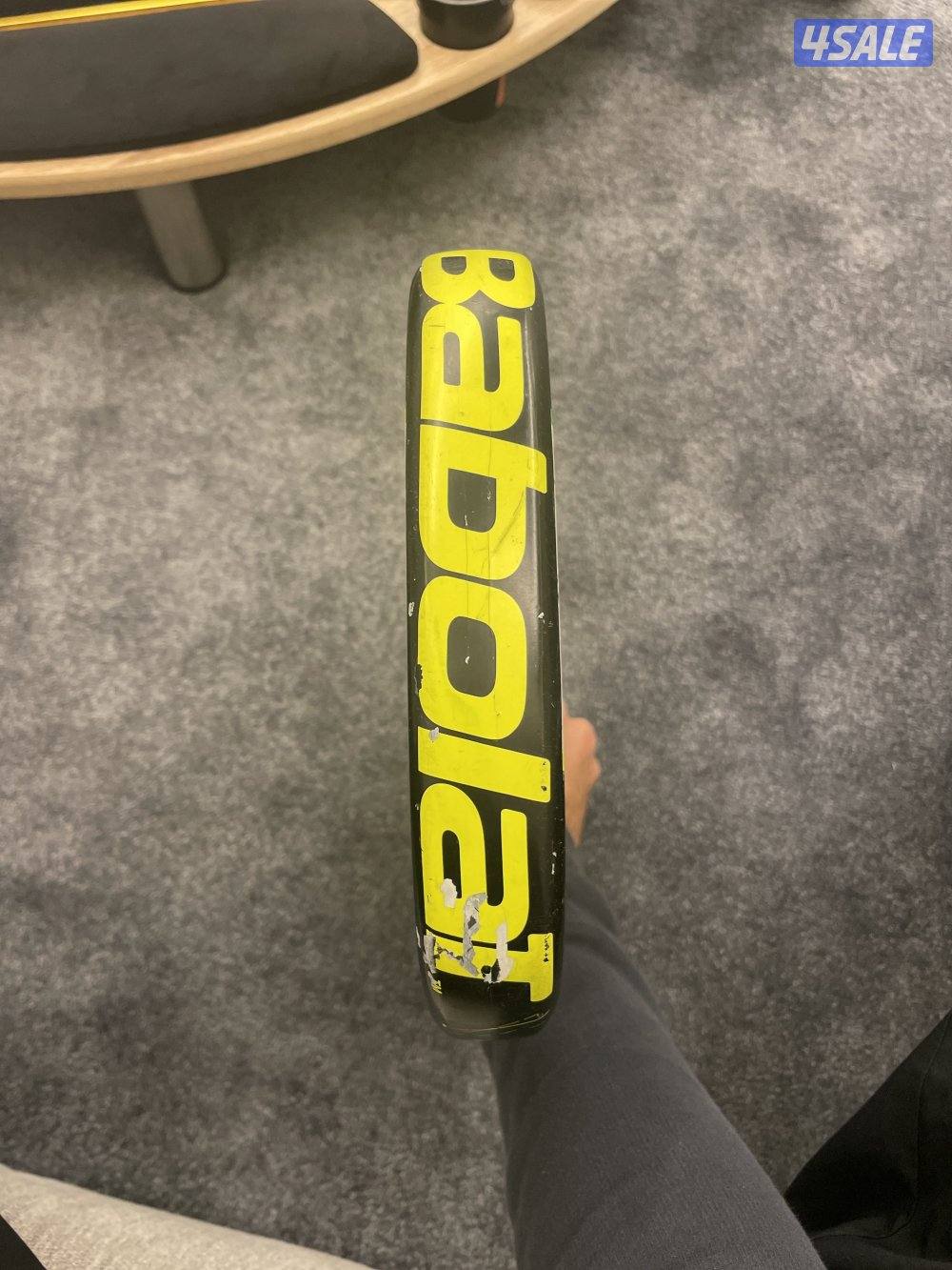 مضرب بادل بابولات مستعمل  babolat مع جنطة nox هدية4