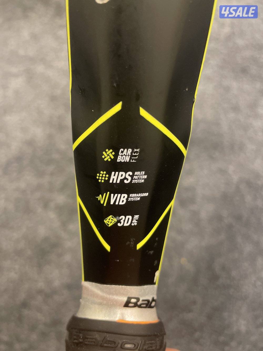 مضرب بادل بابولات مستعمل  babolat مع جنطة nox هدية6