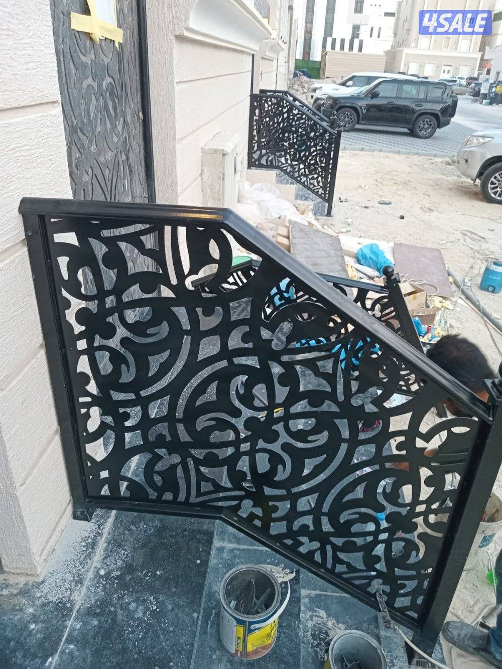 حداد هندي ميه ميه درجه اولي مظلات خشبي خام كيربي ابواب درابزين6