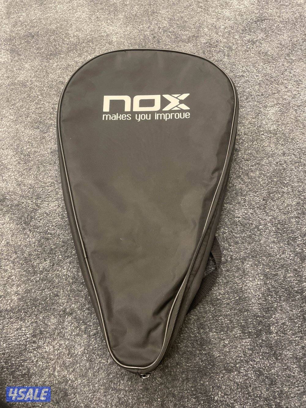 مضرب بادل بابولات مستعمل  babolat مع جنطة nox هدية8