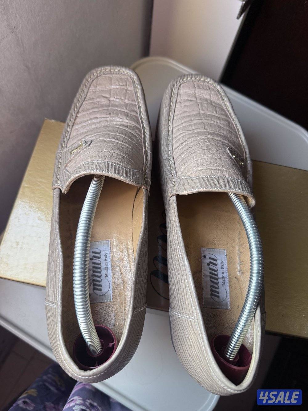 Shoes croc embossed leather6