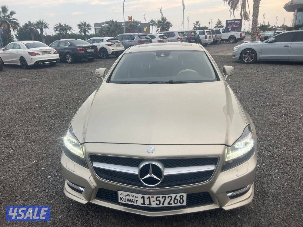 مرسيدس CLS500 ذهبي موديل 2012 بحاله ممتازه وفحص جير مكينه شاصي كامله2
