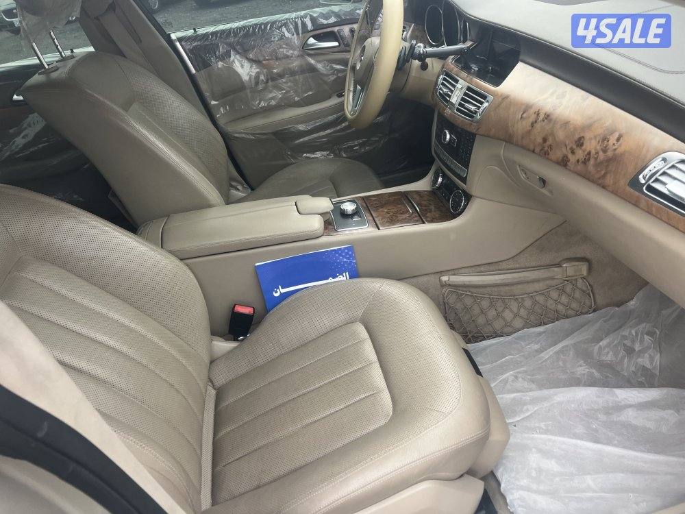 مرسيدس CLS500 ذهبي موديل 2012 بحاله ممتازه وفحص جير مكينه شاصي كامله8
