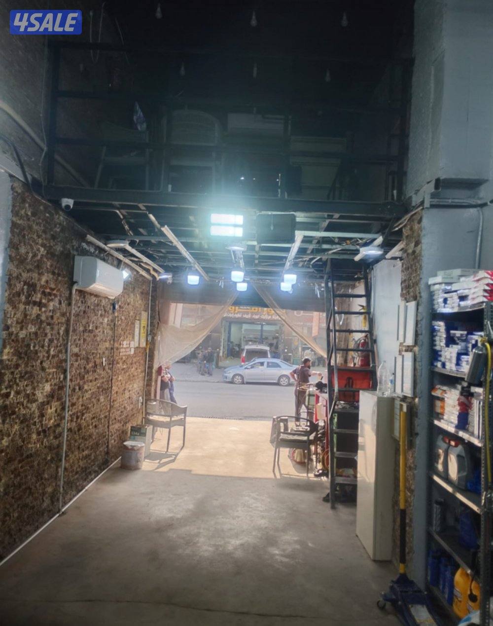 للبيع محل كهرباء وميكانيكا سيارات بشارع الزينة1