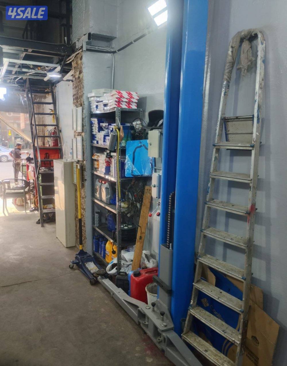 للبيع محل كهرباء وميكانيكا سيارات بشارع الزينة2