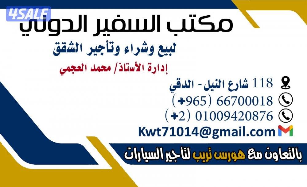 فرصه ذهبيه🌟🌟شقه مطله علي النيل مقابل المنيل3