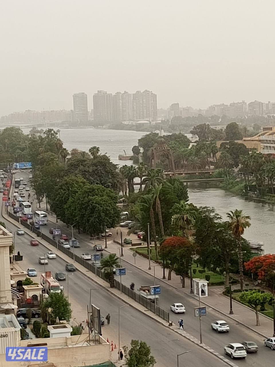 فرصه ذهبيه🌟🌟شقه مطله علي النيل مقابل المنيل11