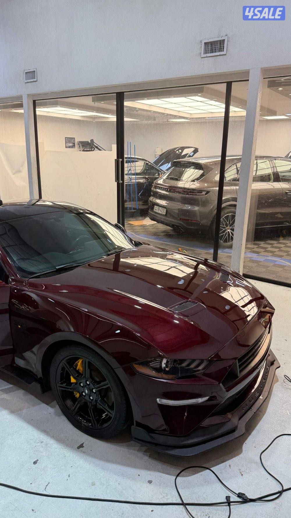 فورد موستنج 5.0 عنابي1