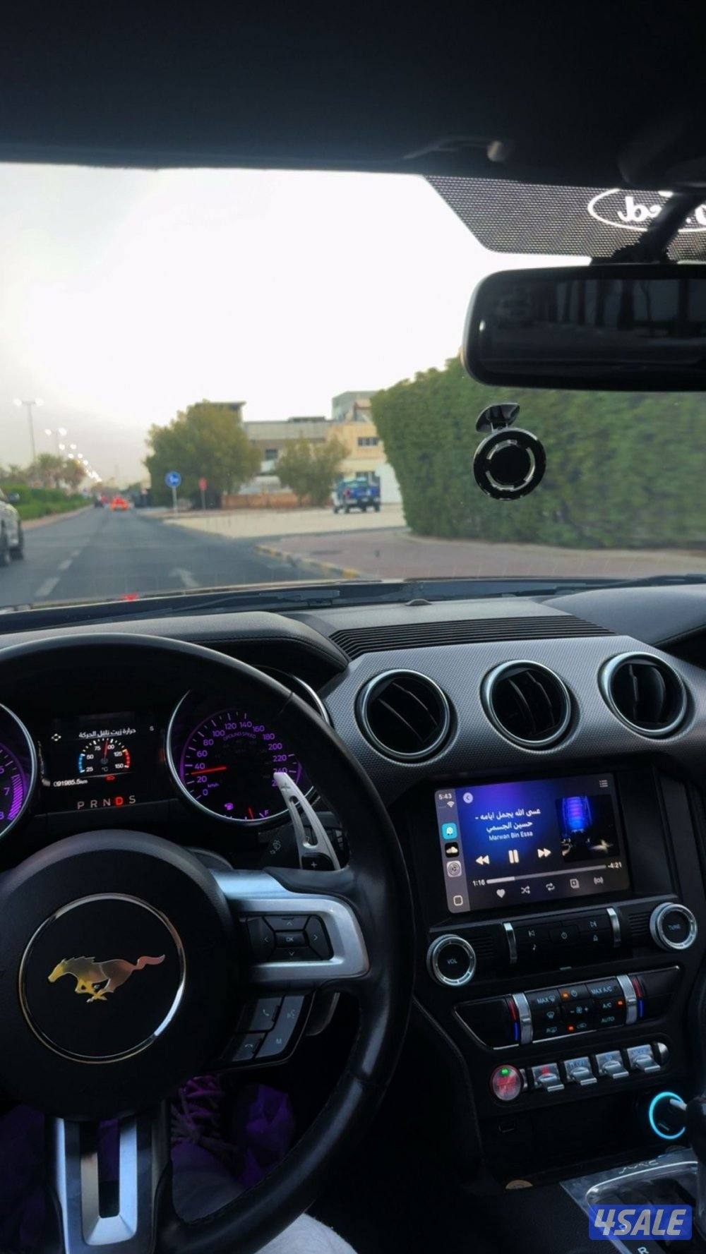 فورد موستنج 5.0 عنابي2