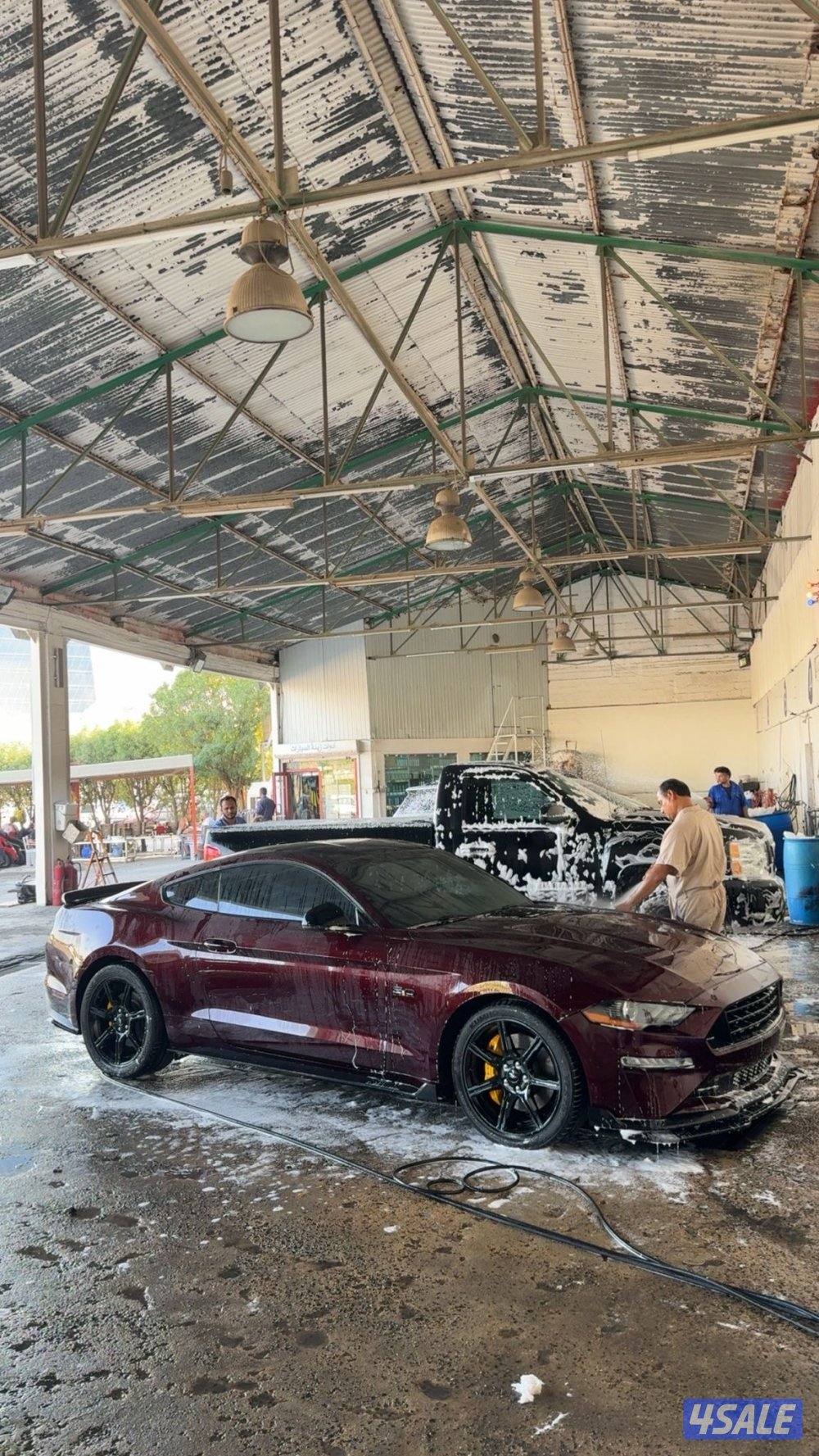 فورد موستنج 5.0 عنابي3