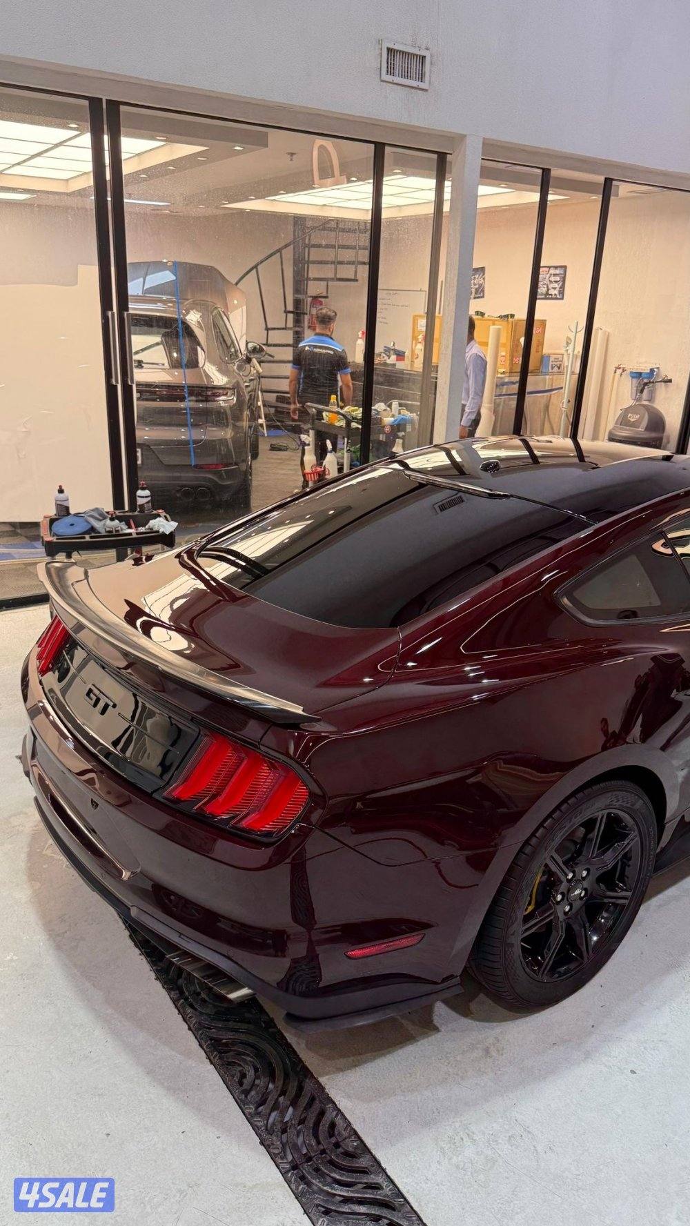 فورد موستنج 5.0 عنابي7