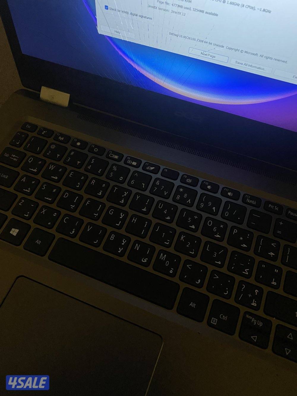 Laptop acer المواصفات موجوده بالصور كلها2