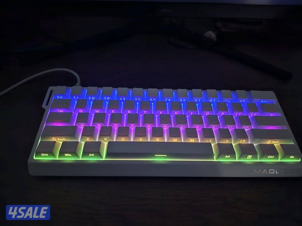 كيبورد mad60 he ابيض مغناطيسي0