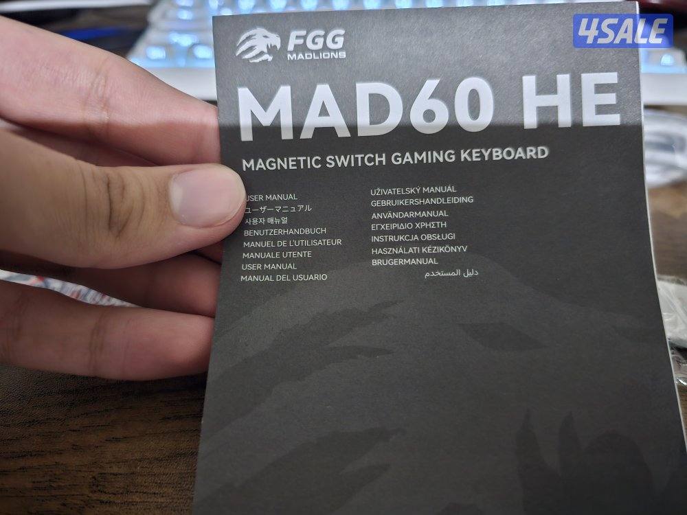 كيبورد mad60 he ابيض مغناطيسي3