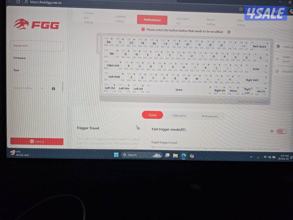 كيبورد mad60 he ابيض مغناطيسي6