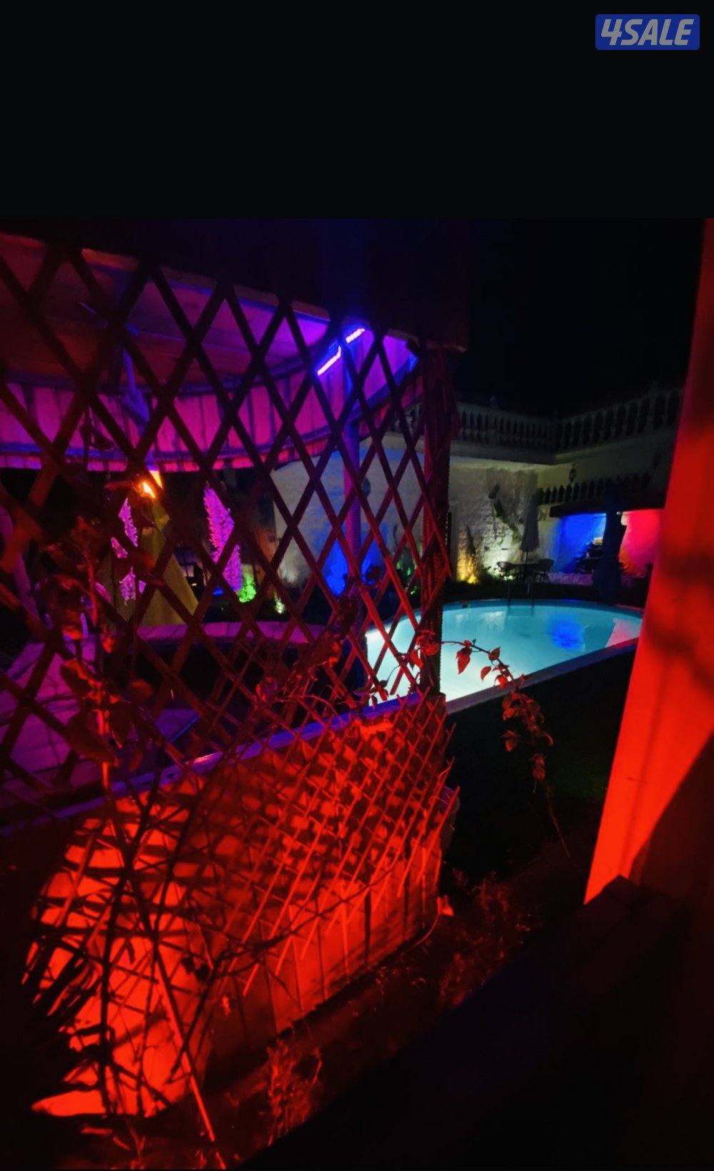 إستراحه ⚡️vip⚡️ثاني بلوك على شارع الخدمات المثلث الذهبي على قطعتين ٨ و٤5