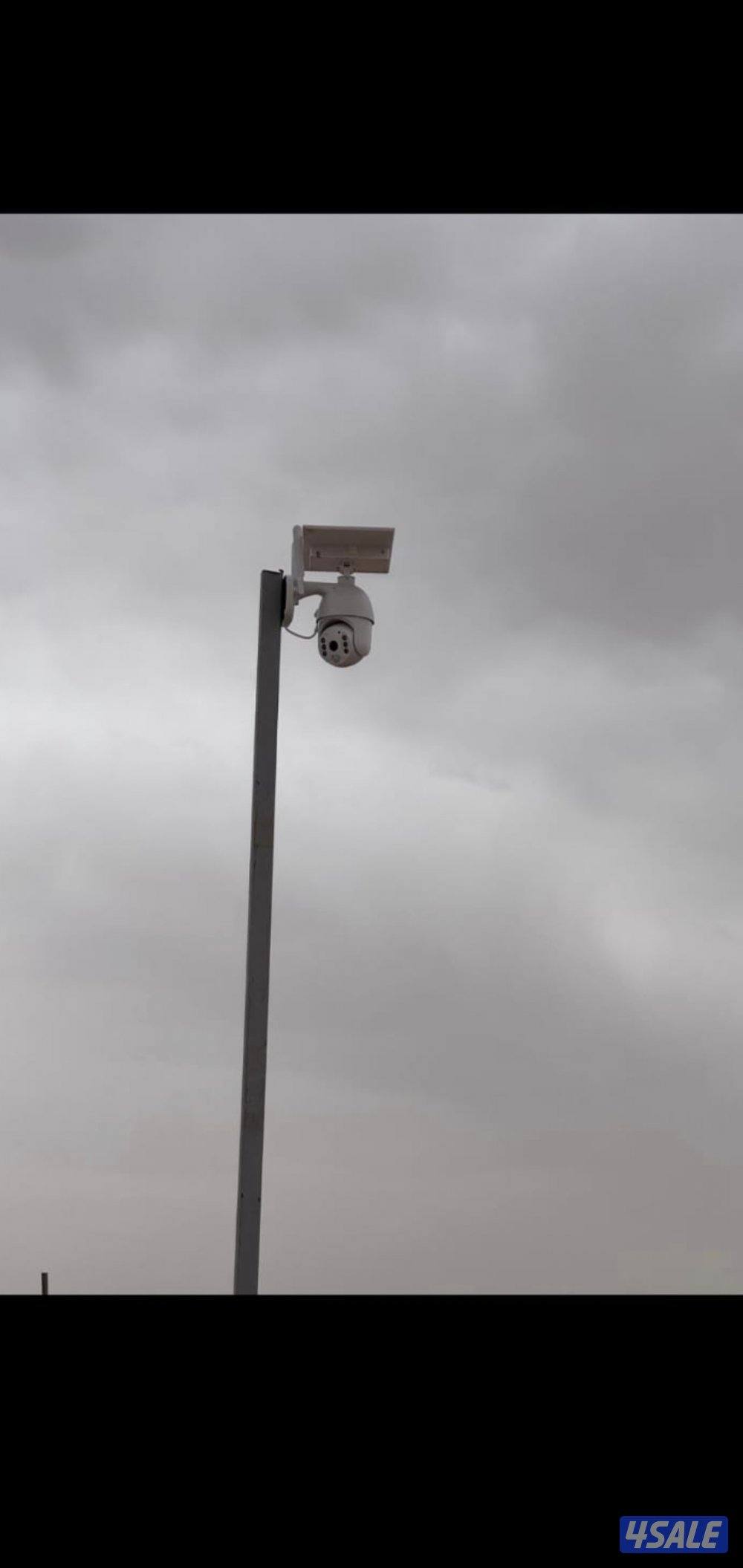 كاميرا طاقه شمسيه متحركه بجميع الاتجاهات صوت وصوره سبيكر مايك3