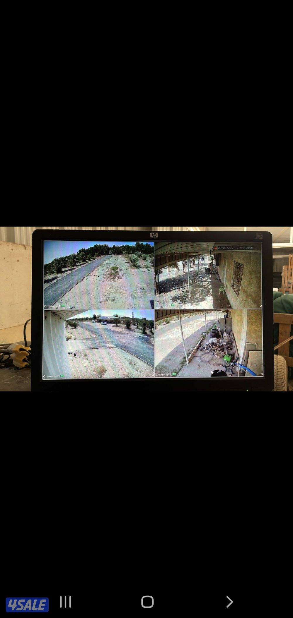 كاميرا طاقه شمسيه متحركه بجميع الاتجاهات صوت وصوره سبيكر مايك4