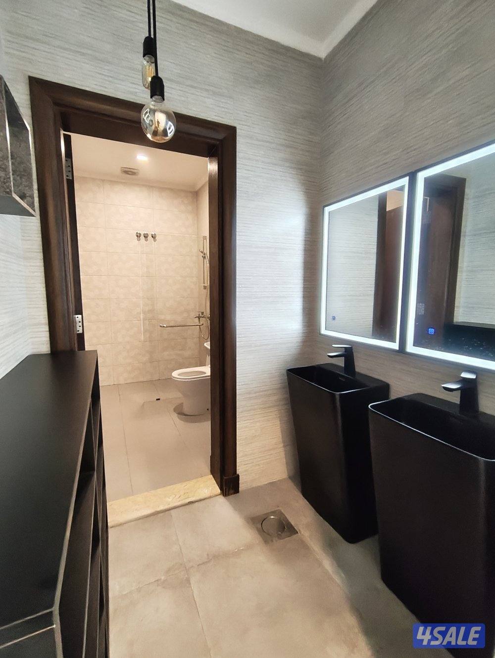 للاجار فيلا مع حوش حديقه تشطيب الترا ديلوكس في البدع11