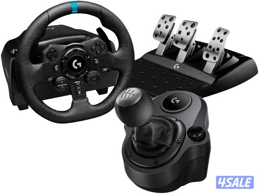 Logitech G923 TRUE FORCE + driving force shifter0