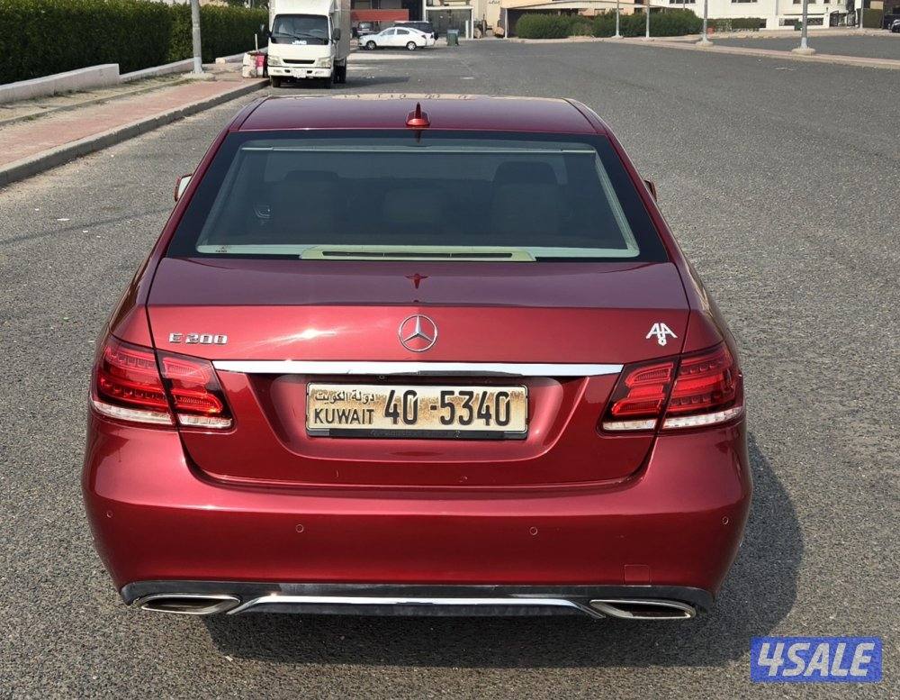 Mercedes E200 2016 full option شرط الفحص صبغ الوكاله5