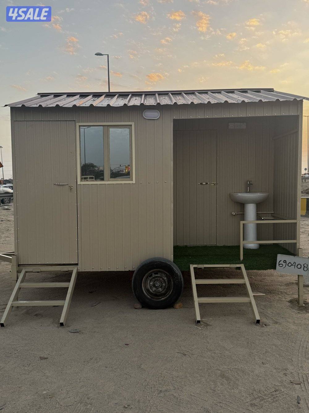 للبيع حمام ومطبخ تحضيري0