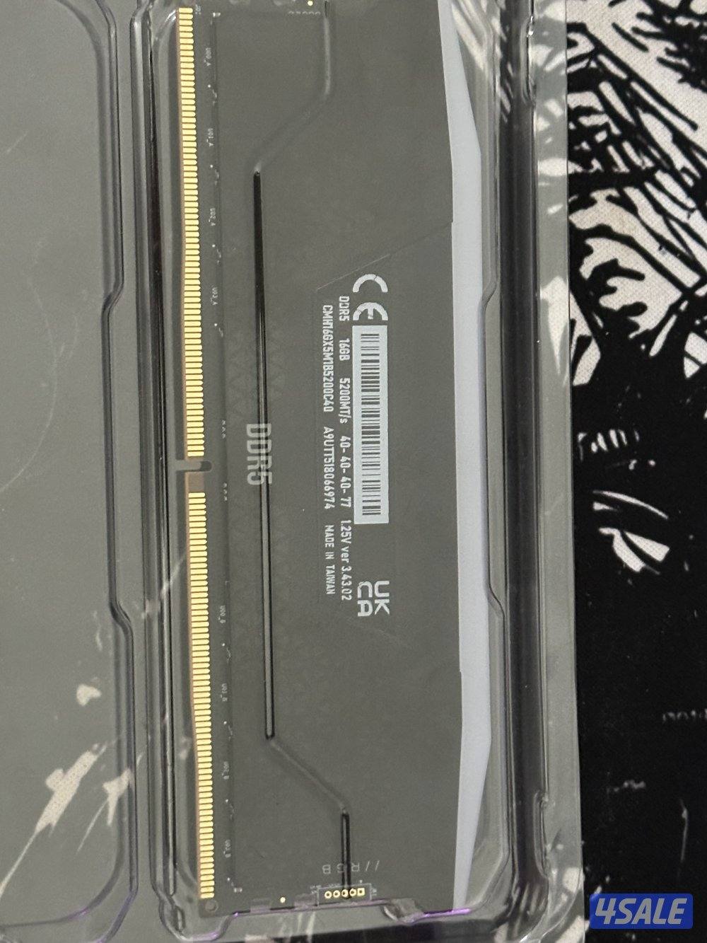 رامات Corsair Vengeance DDR5 سرعة 5200  الرامات نظيفة1