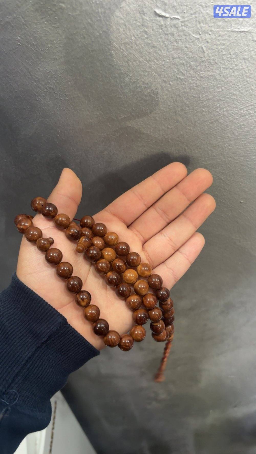 للبيع مسباحين تراب كهرب محشر ٣١ خرزه خشب كوك ٥١ خرزه0