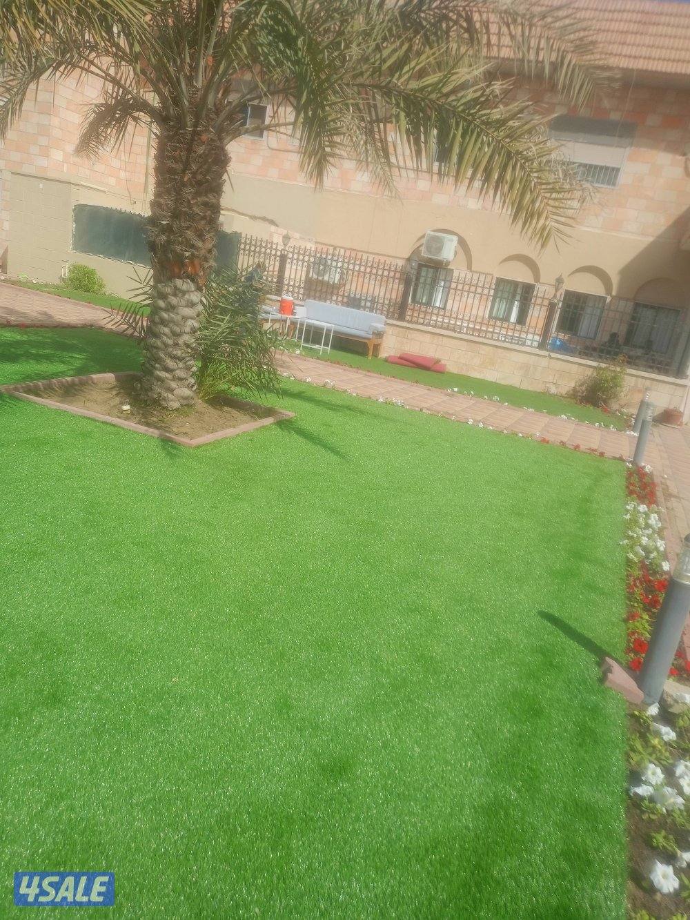 تركيب ثيل صناعي وطبيعي وسور للحديقه تركيب شبكات الري بأفضل الأسعار3