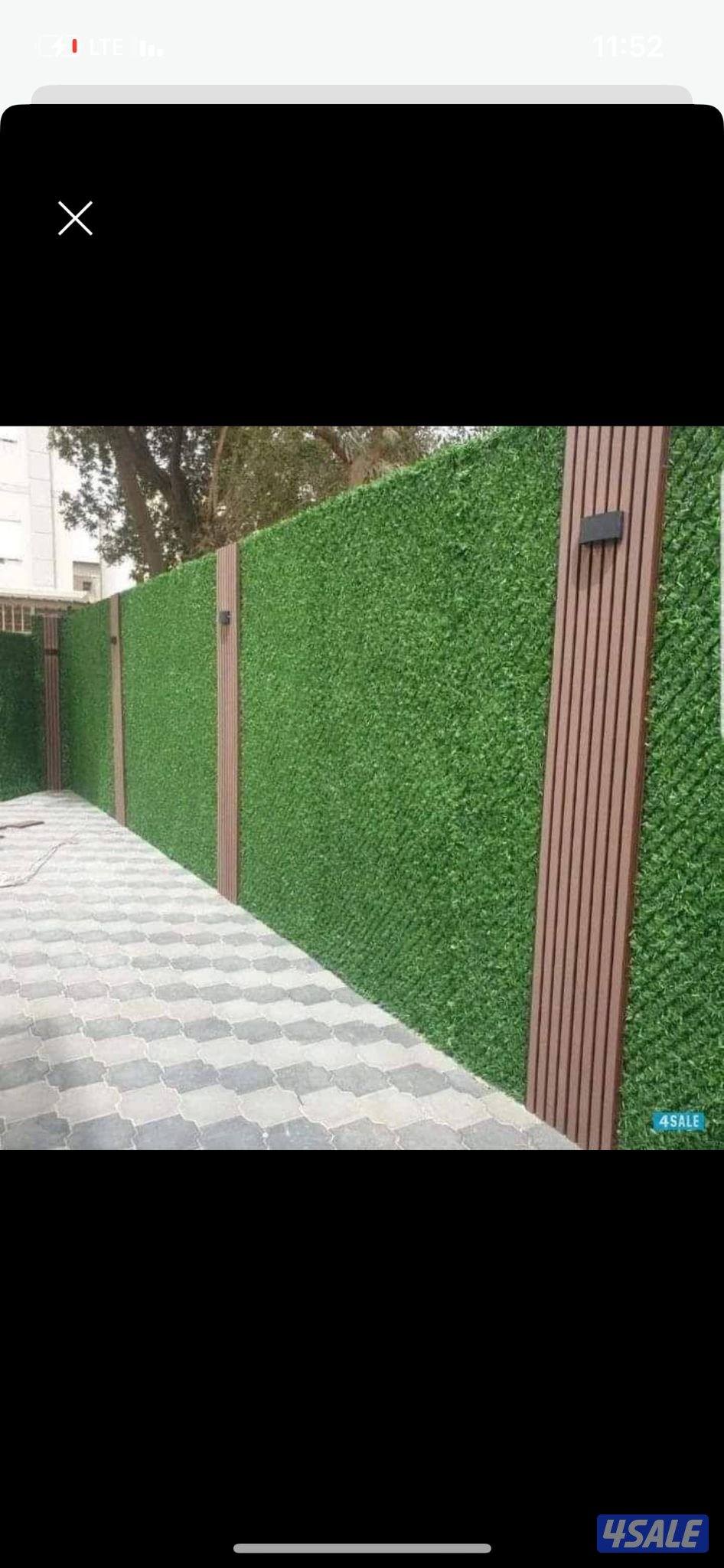 تركيب ثيل صناعي وطبيعي وسور للحديقه تركيب شبكات الري بأفضل الأسعار8