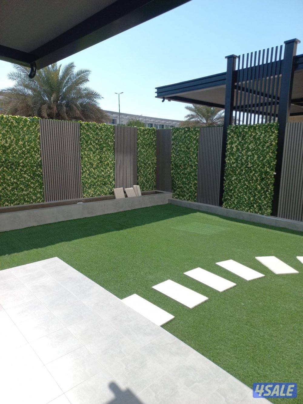 تركيب ثيل صناعي وطبيعي وسور للحديقه تركيب شبكات الري بأفضل الأسعار11