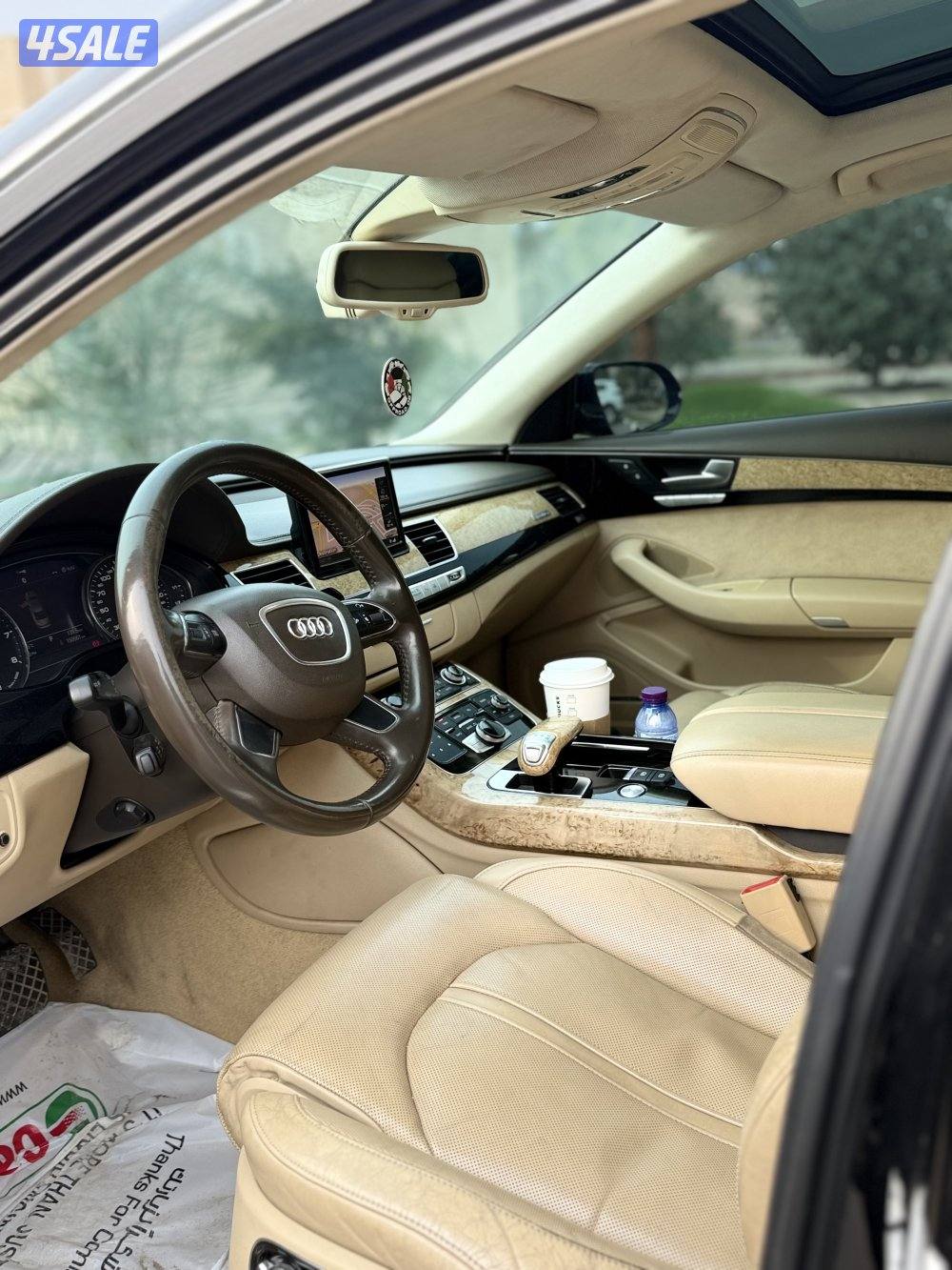 اودي A8L v8 صبغ الوكاله ماشي ١٥٠ بحاله ممتازه3
