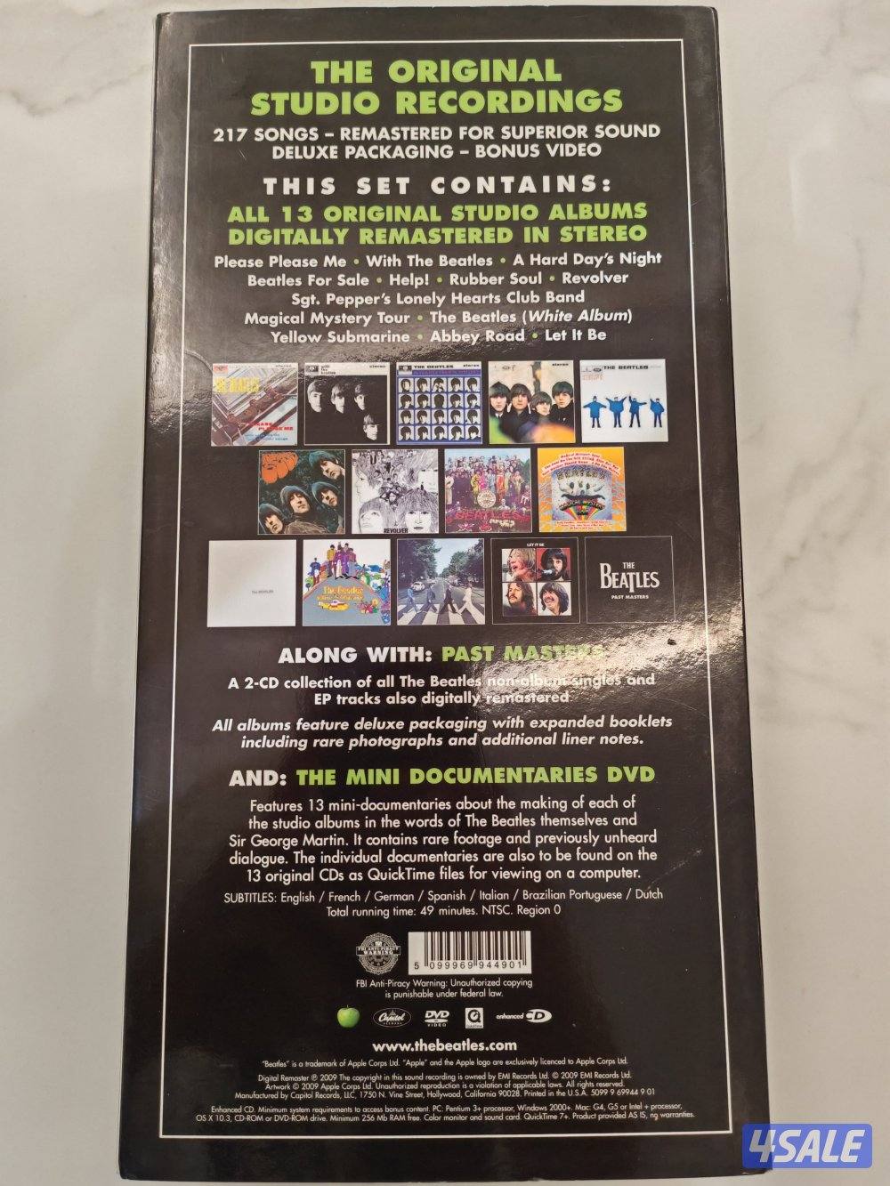 للبيع كولكشن بيتلز the Beatles box set1