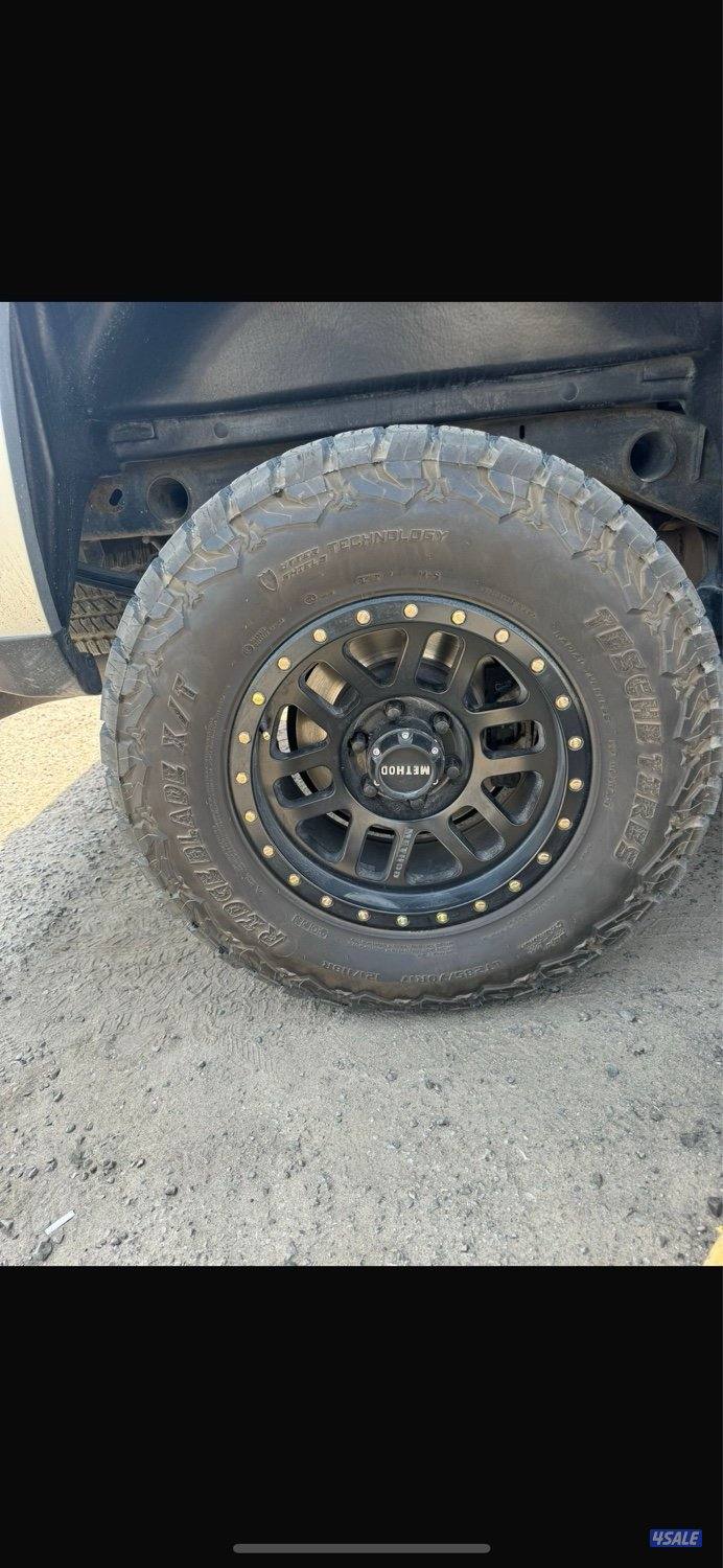 للبيع رنقات ميثود نازله من سيارتي مع توايرهم ورمناتهم وبراغيهم كامله2