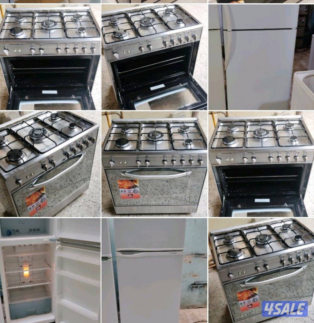نبيع ثلاجات وا طباخات مستعمله بحاله ممتازه0