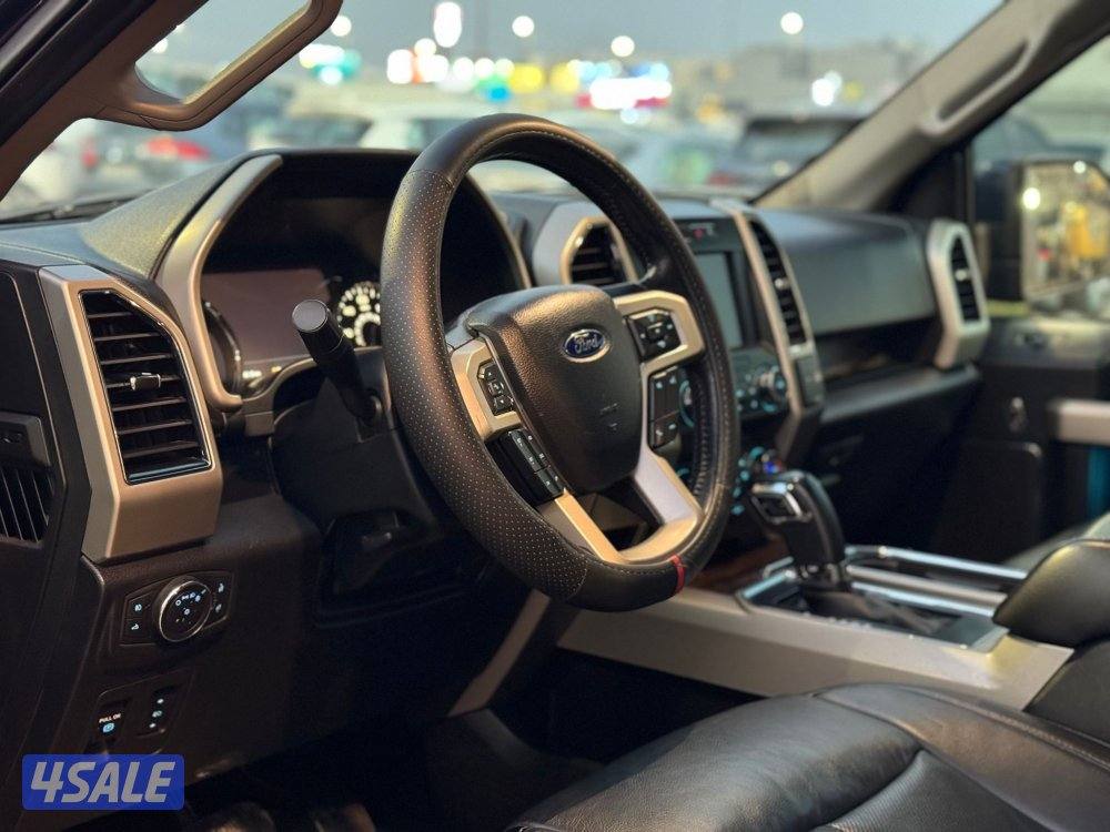 فورد F150 لاريت ٢٠١٩ عداد ١٨٧ ألف شرط الفحص صبغ وكاله غمارتين جلد دبل5