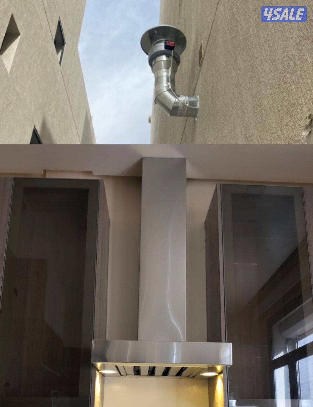 تبديل وتركيب شفاطات🇰🇼 مركزيه_مطاعم(~ومقاهي)مطابخ حمامات جميع التهويه0