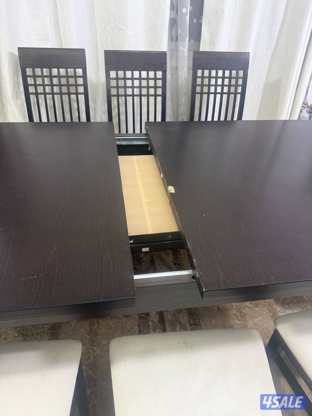 طاولة طعام قابلة للتمديد Extendable dining table2