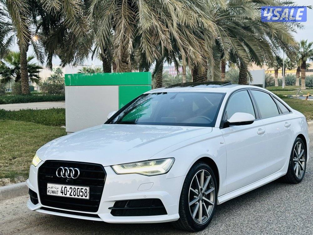 للبيع اودي A6 صبغ الوكاله عداد 59 الف0