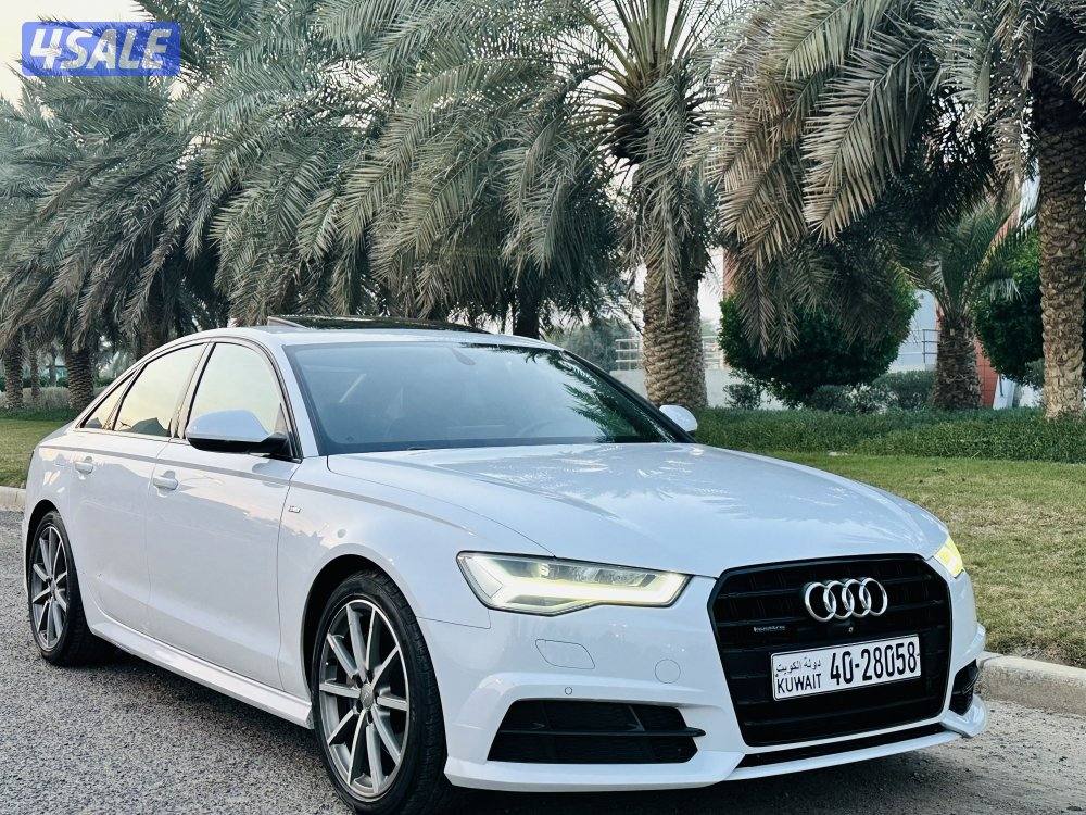 للبيع اودي A6 صبغ الوكاله عداد 59 الف2