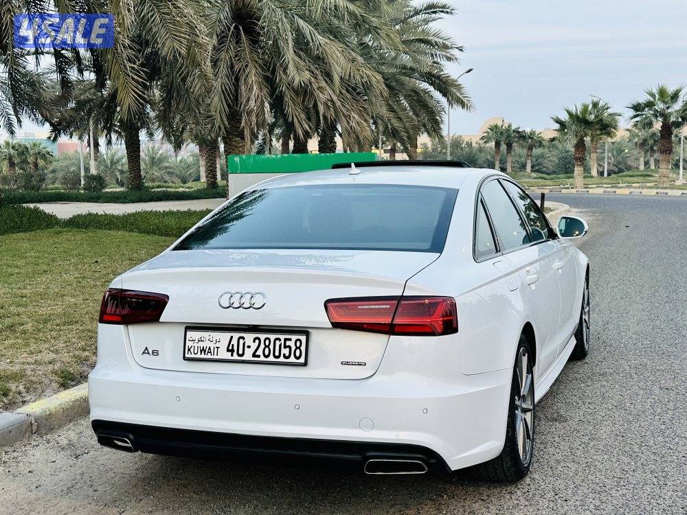 للبيع اودي A6 صبغ الوكاله عداد 59 الف3