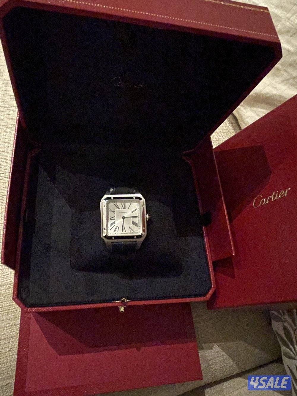 ساعه كارتير سانتوس للبيع كالجديدة جميع المرفقات موجوده مقاس L0
