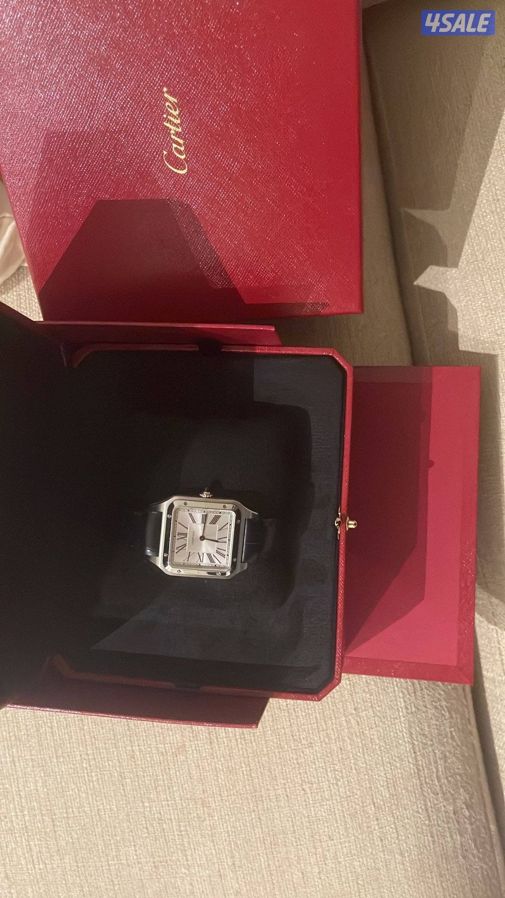 ساعه كارتير سانتوس للبيع كالجديدة جميع المرفقات موجوده مقاس L1